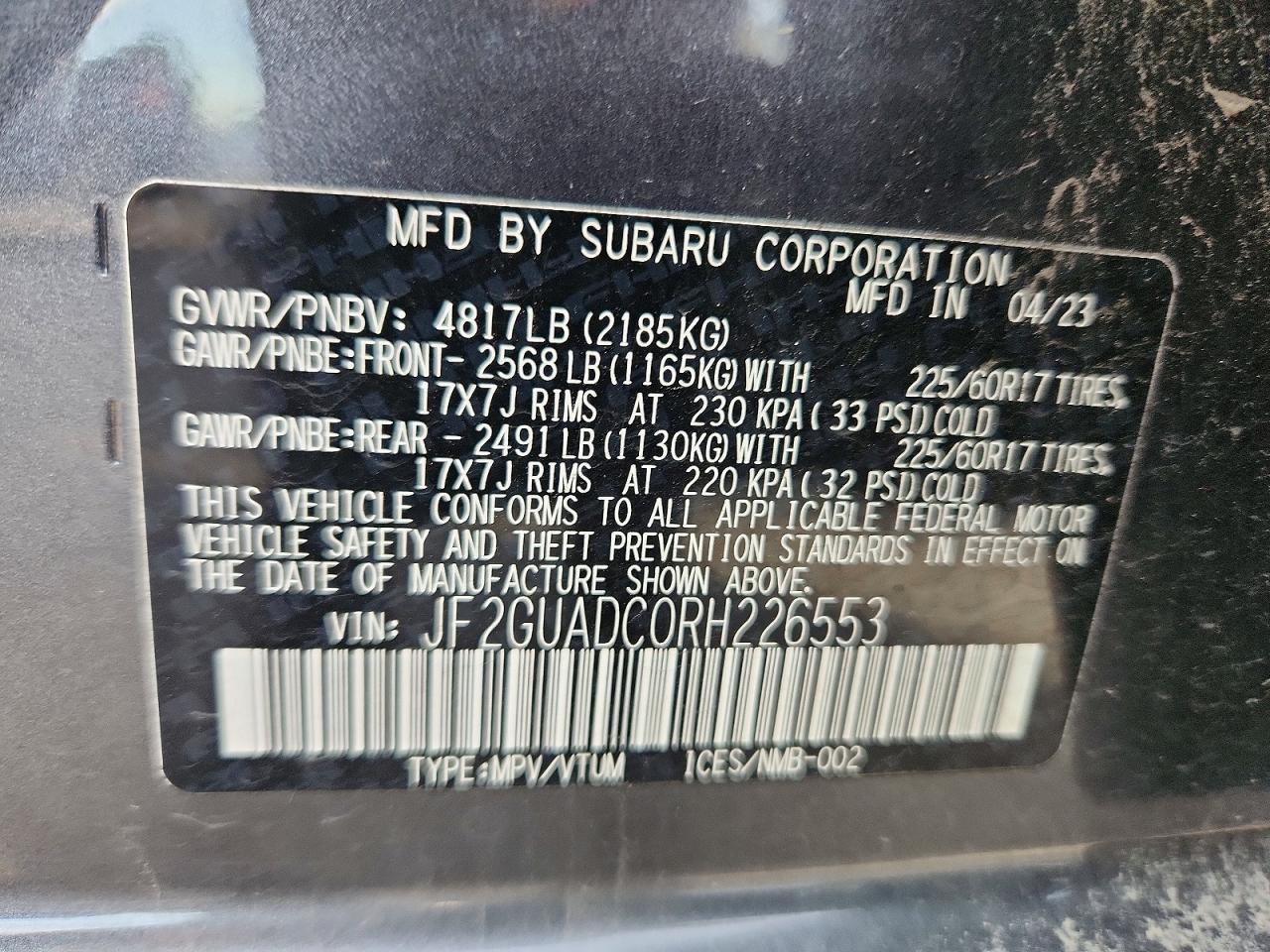 2024 Subaru Crosstrek Premium