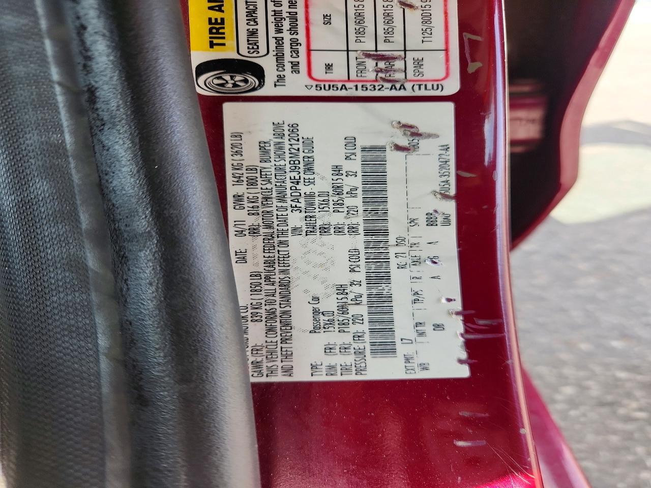 2011 Ford Fiesta se