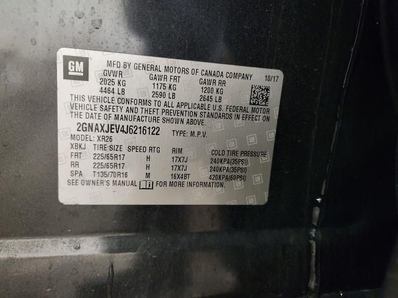 2018 Chevrolet Equinox lt