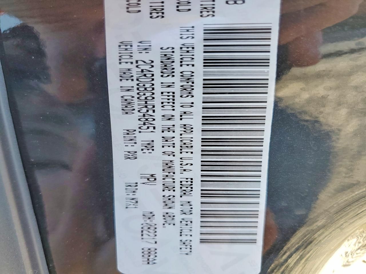 2017 Dodge Grand Caravan se