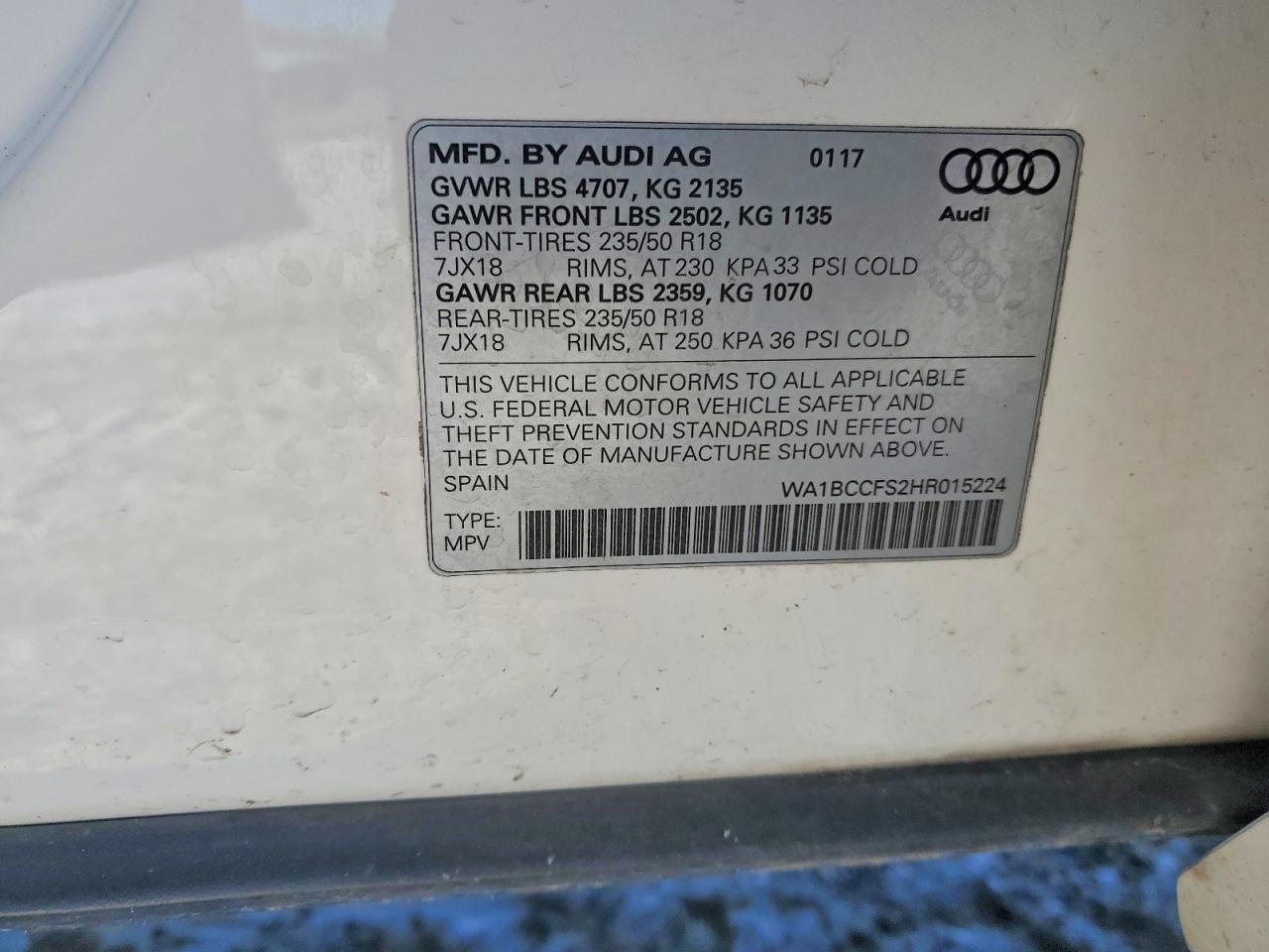 2017 Audi Q3 Premium
