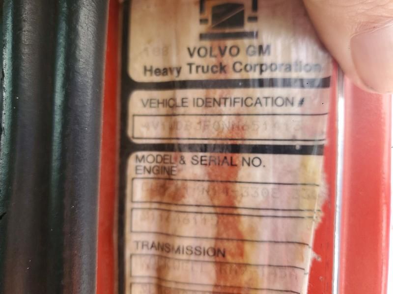 1992 GMC 1992 Volvo WIA Semi Truck