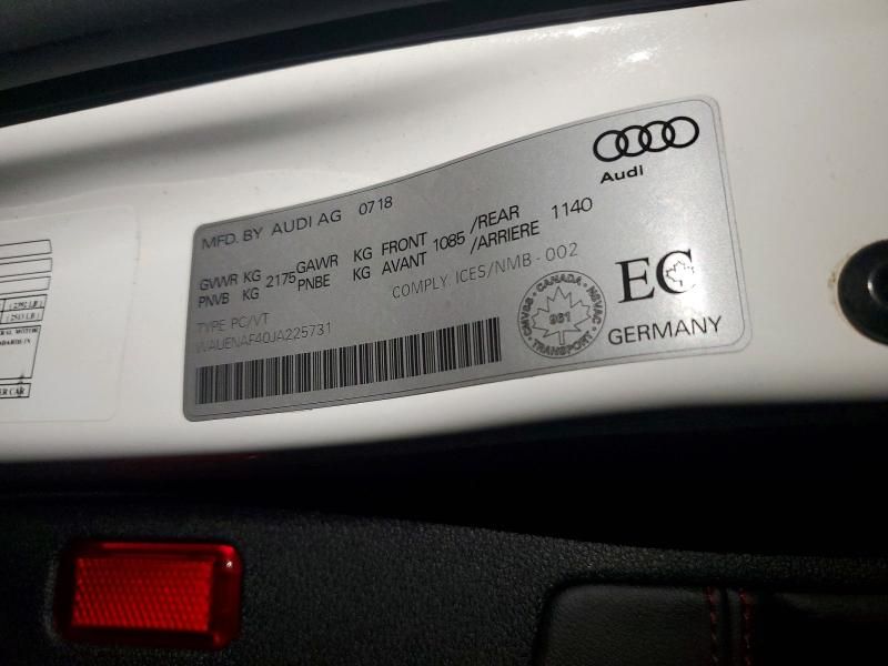 2018 Audi A4 Premium Plus