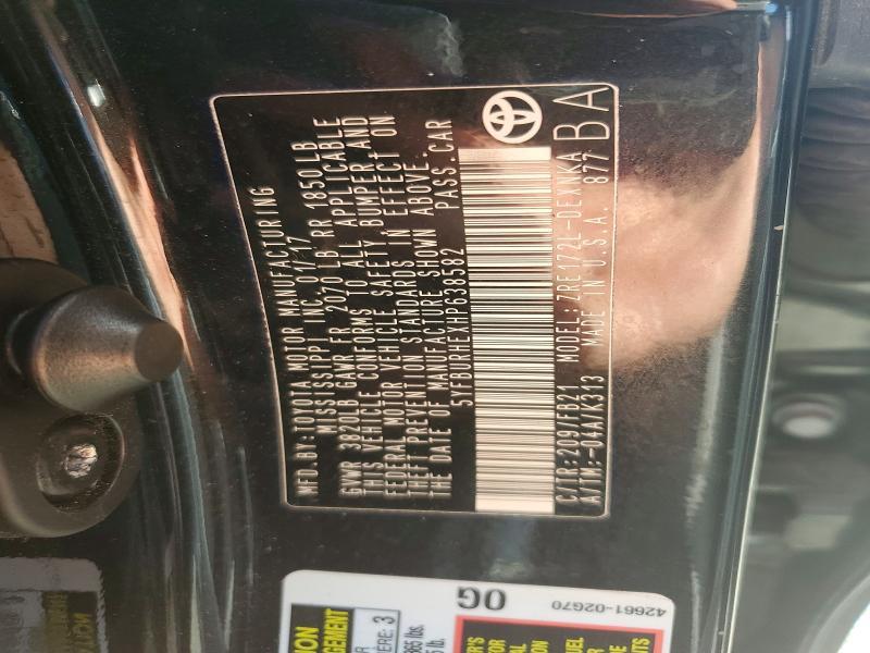 2017 Toyota Corolla l