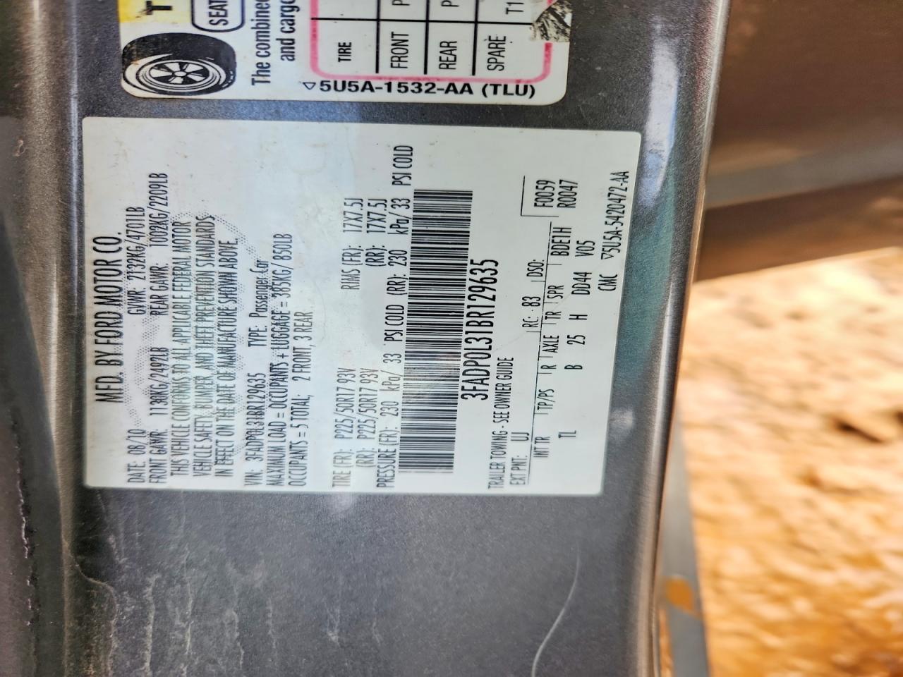 2011 Ford Fusion Hybrid