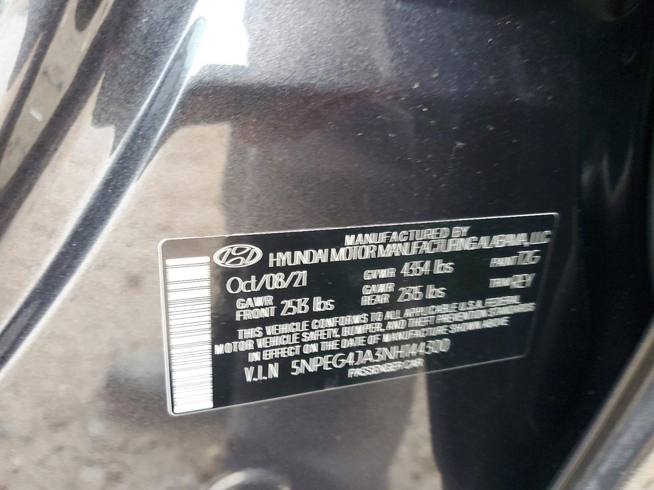 2022 Hyundai Sonata se