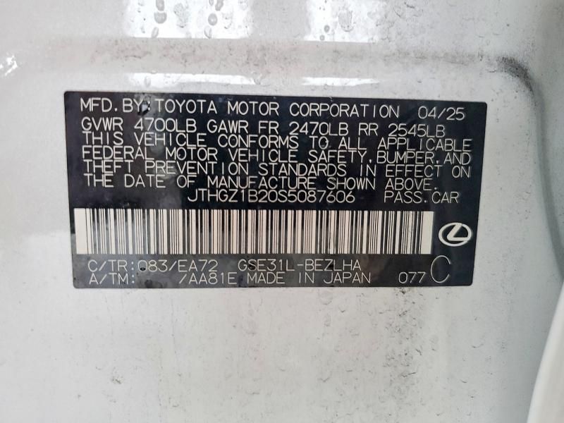 2025 Lexus Is 350 f Sport