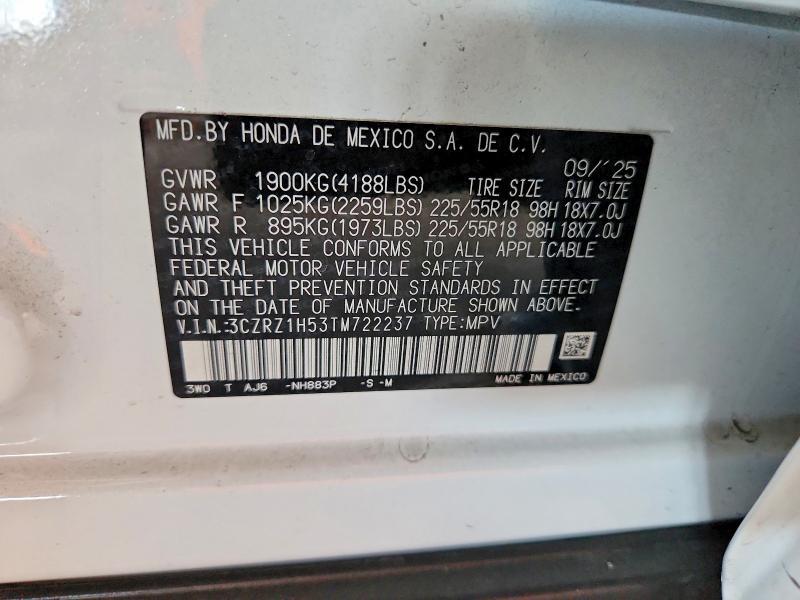 2026 Honda Hr-v Sport