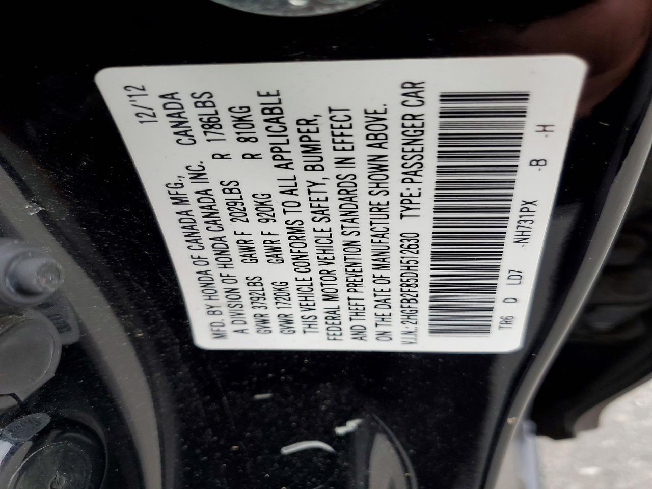 2013 Honda Civic ex