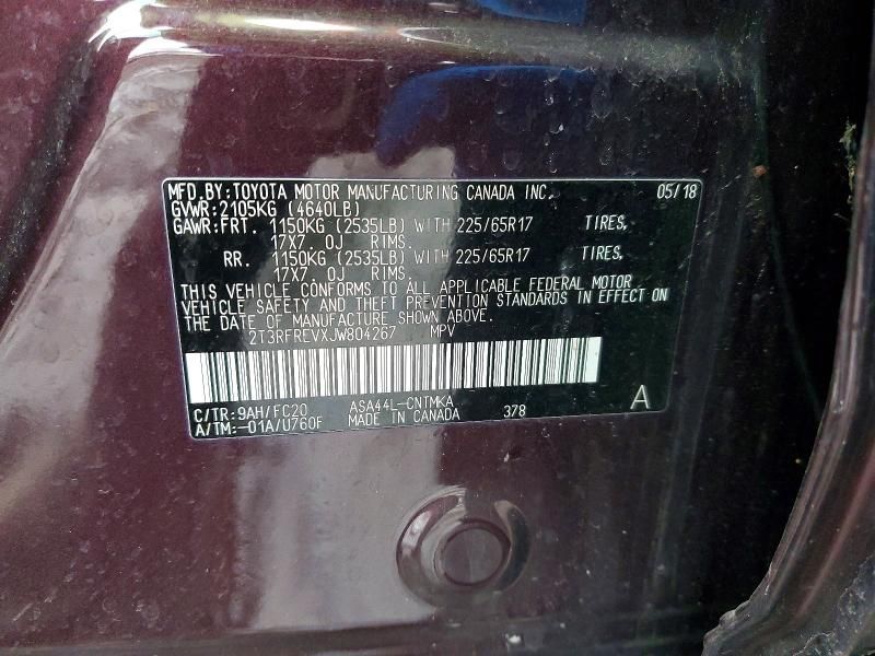 2018 Toyota Rav4 Adventure