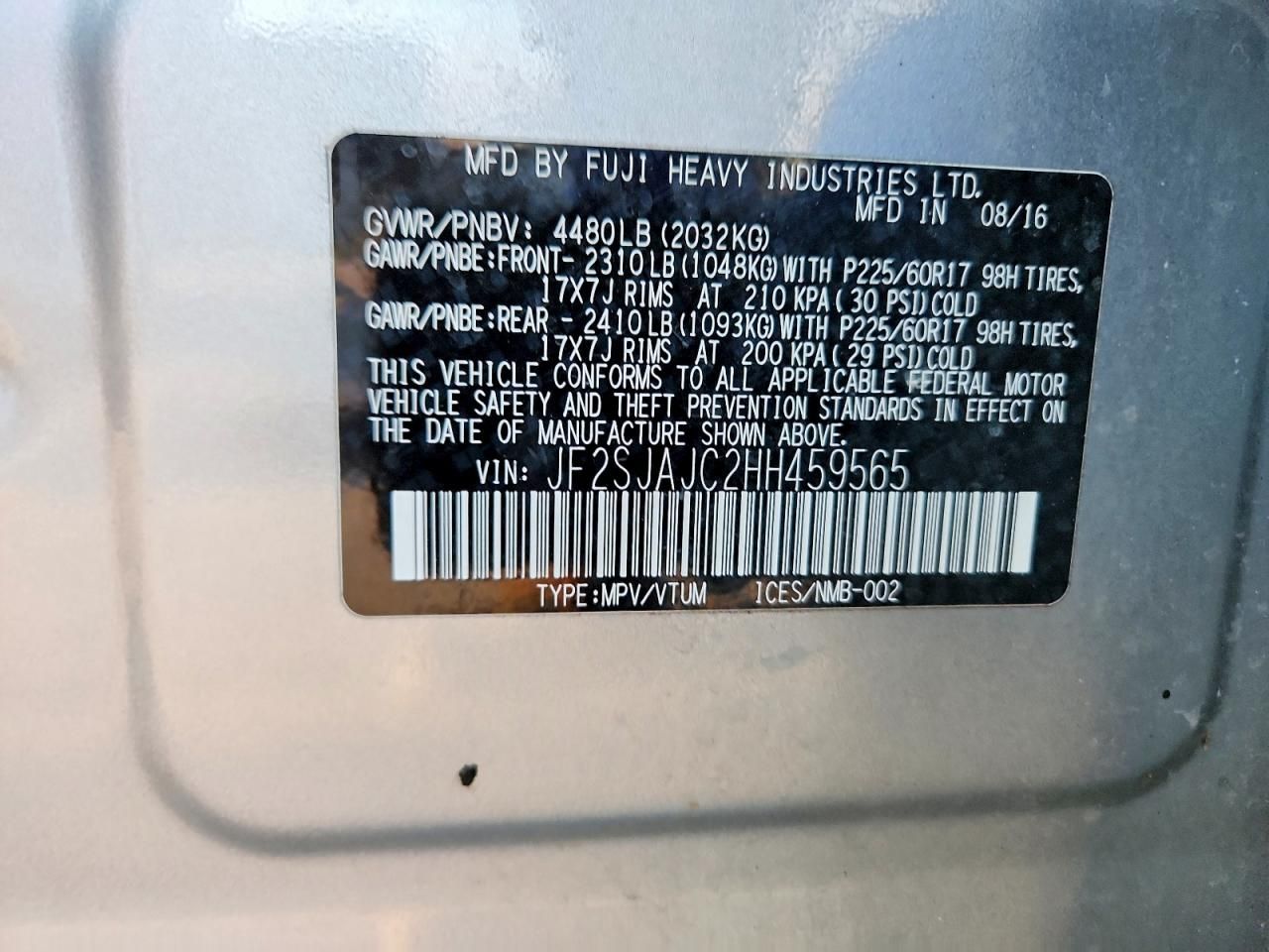 2017 Subaru Forester 2.5i Limited