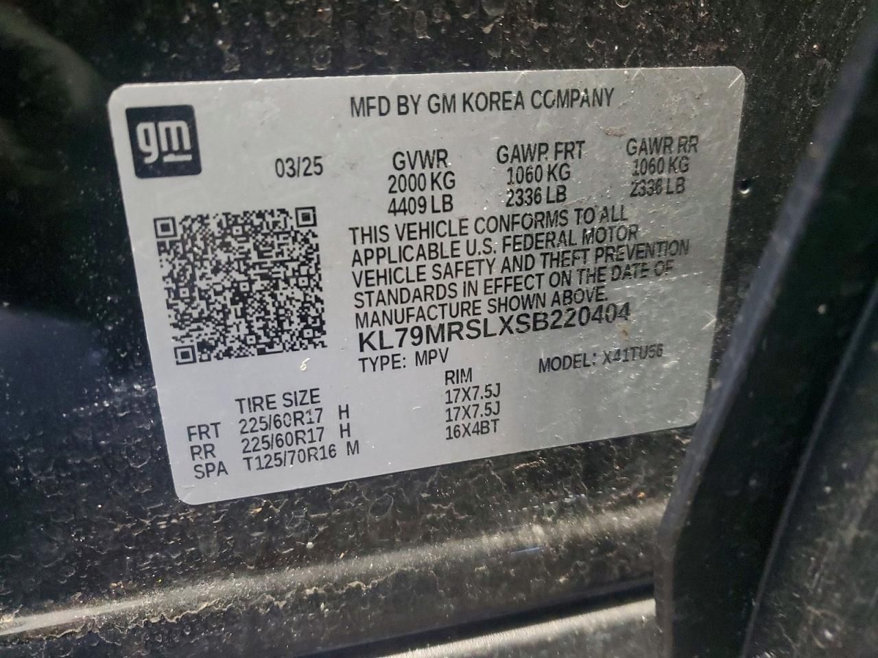 2025 Chevrolet Trailblazer lt