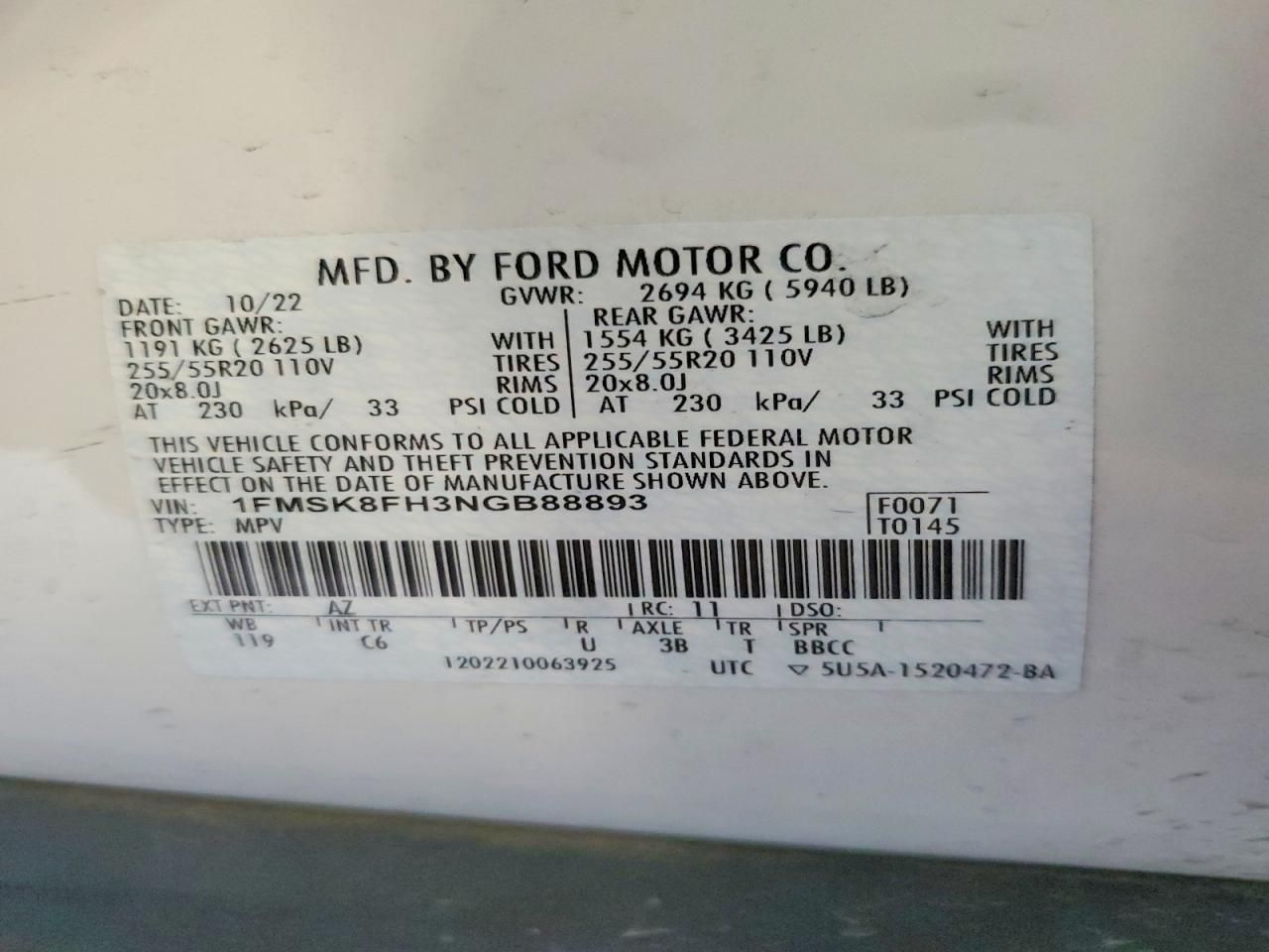 2022 Ford Explorer Limited