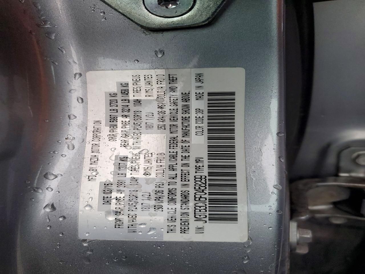 2015 Mazda Cx-9 Touring