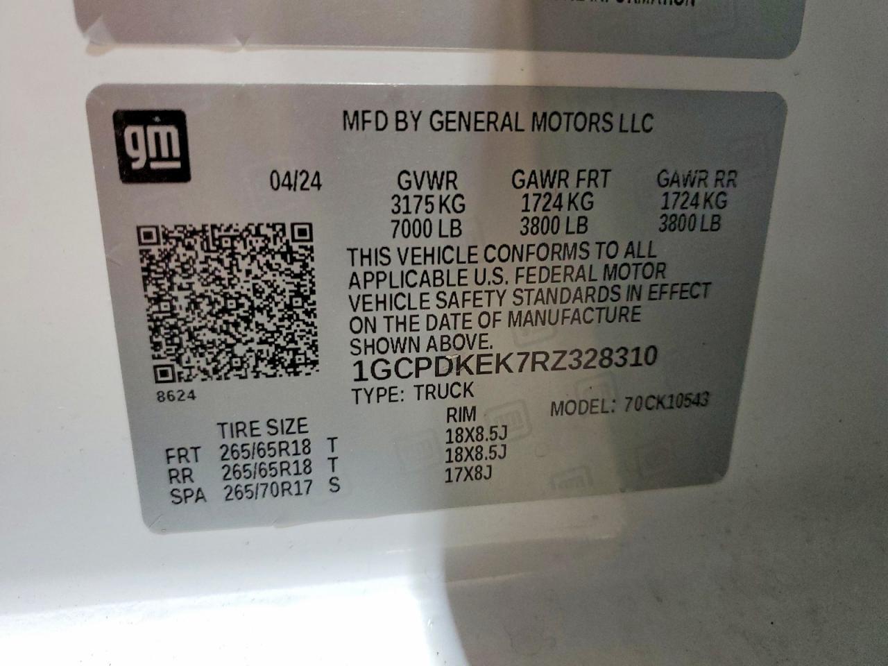 2024 Chevrolet Silverado K1500 LT-L