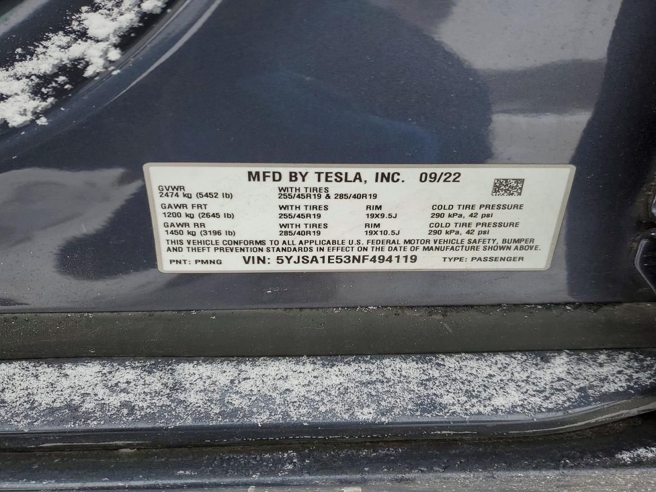2022 Tesla Model s