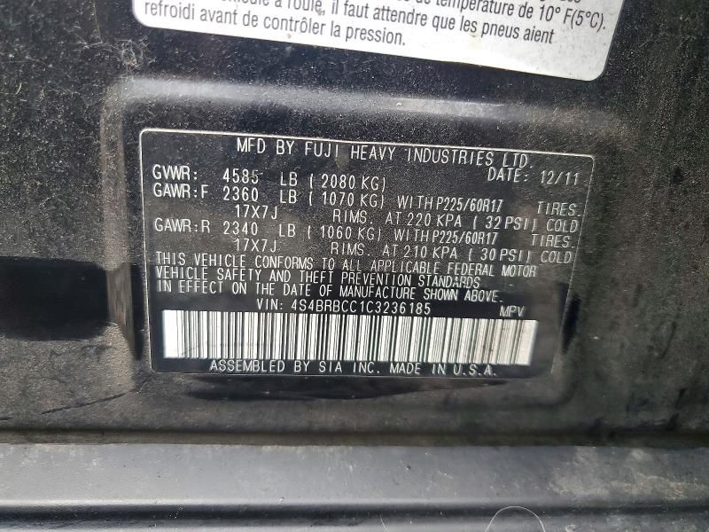 2012 Subaru Outback 2.5i Premium