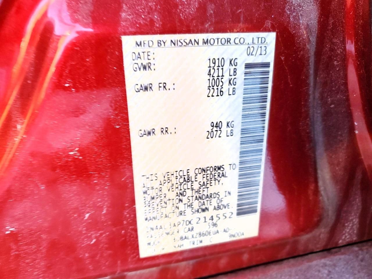 2013 Nissan Altima 2.5