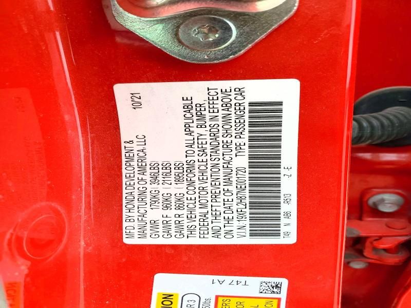 2022 Honda Civic Sport