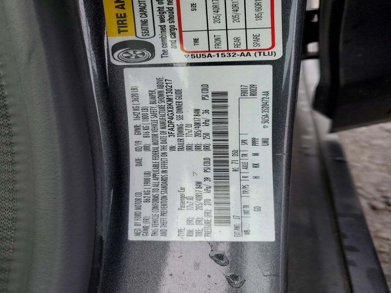 2019 Ford Fiesta st