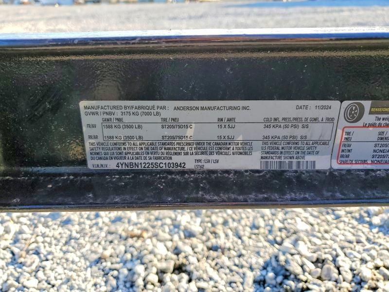 2025 Ande LST612-Utility Trailer