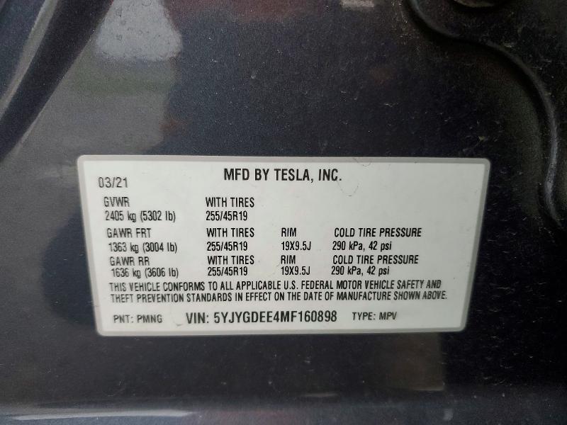 2021 Tesla Model y