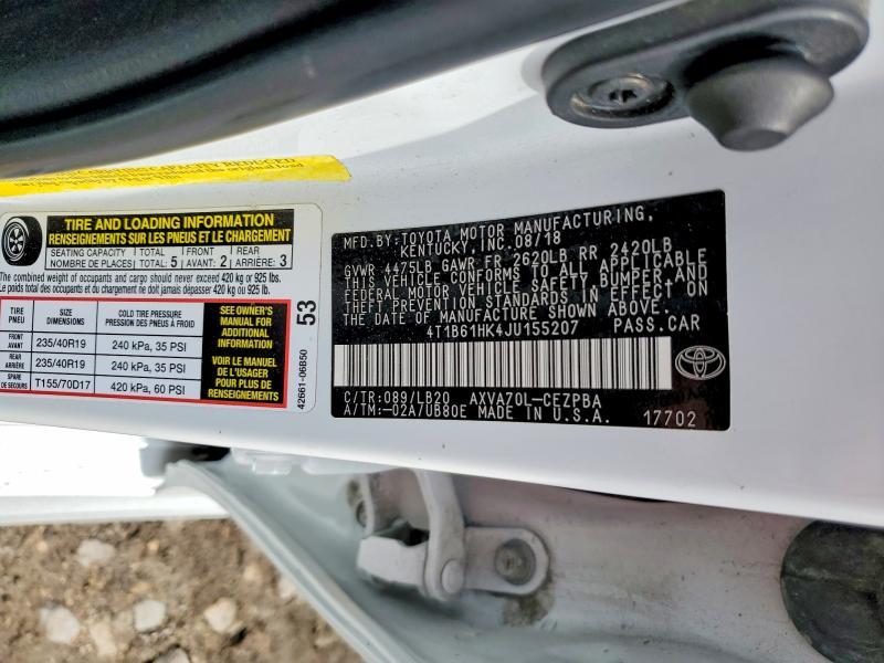 2018 Toyota Camry xse