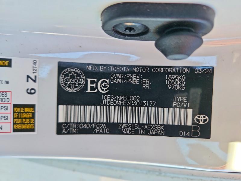 2024 Toyota Corolla le