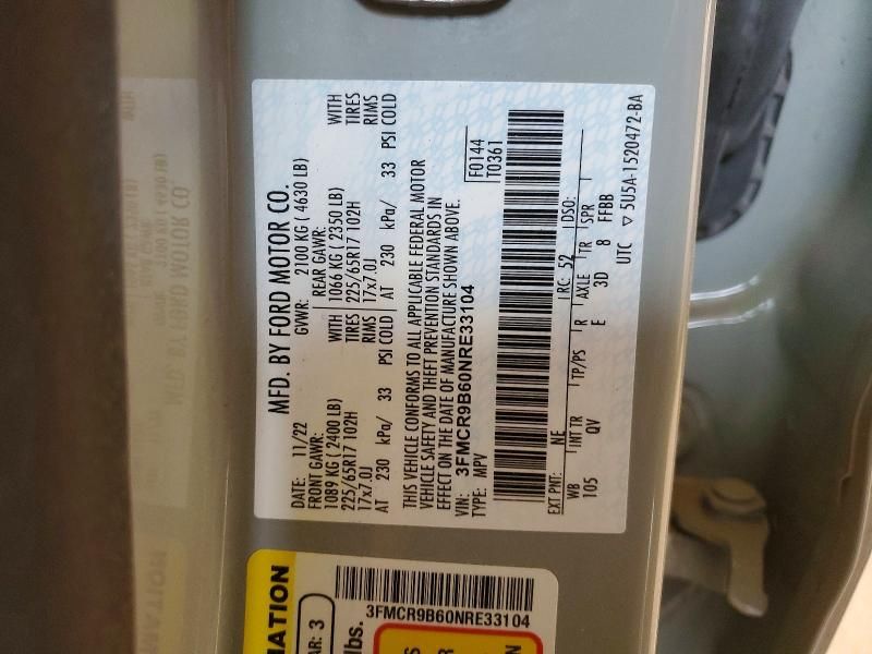 2022 Ford Bronco Sport big Bend