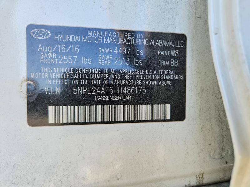 2017 Hyundai Sonata se