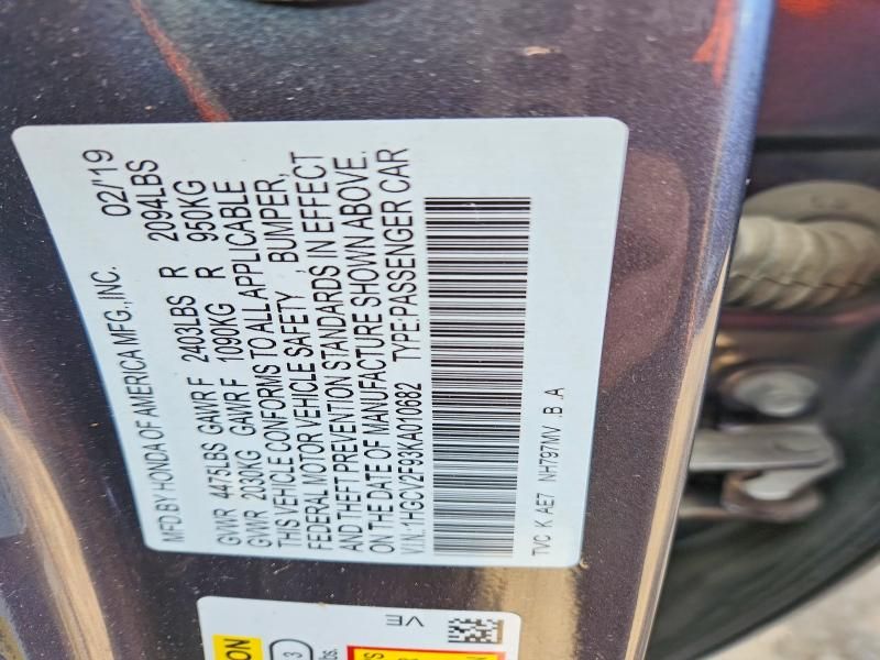 2019 Honda Accord Touring