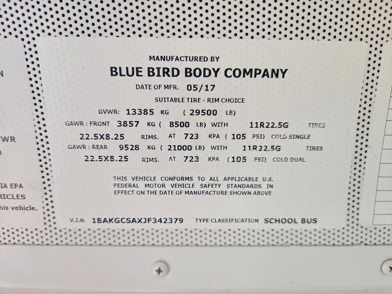 2018 Blub School Bus / Transit