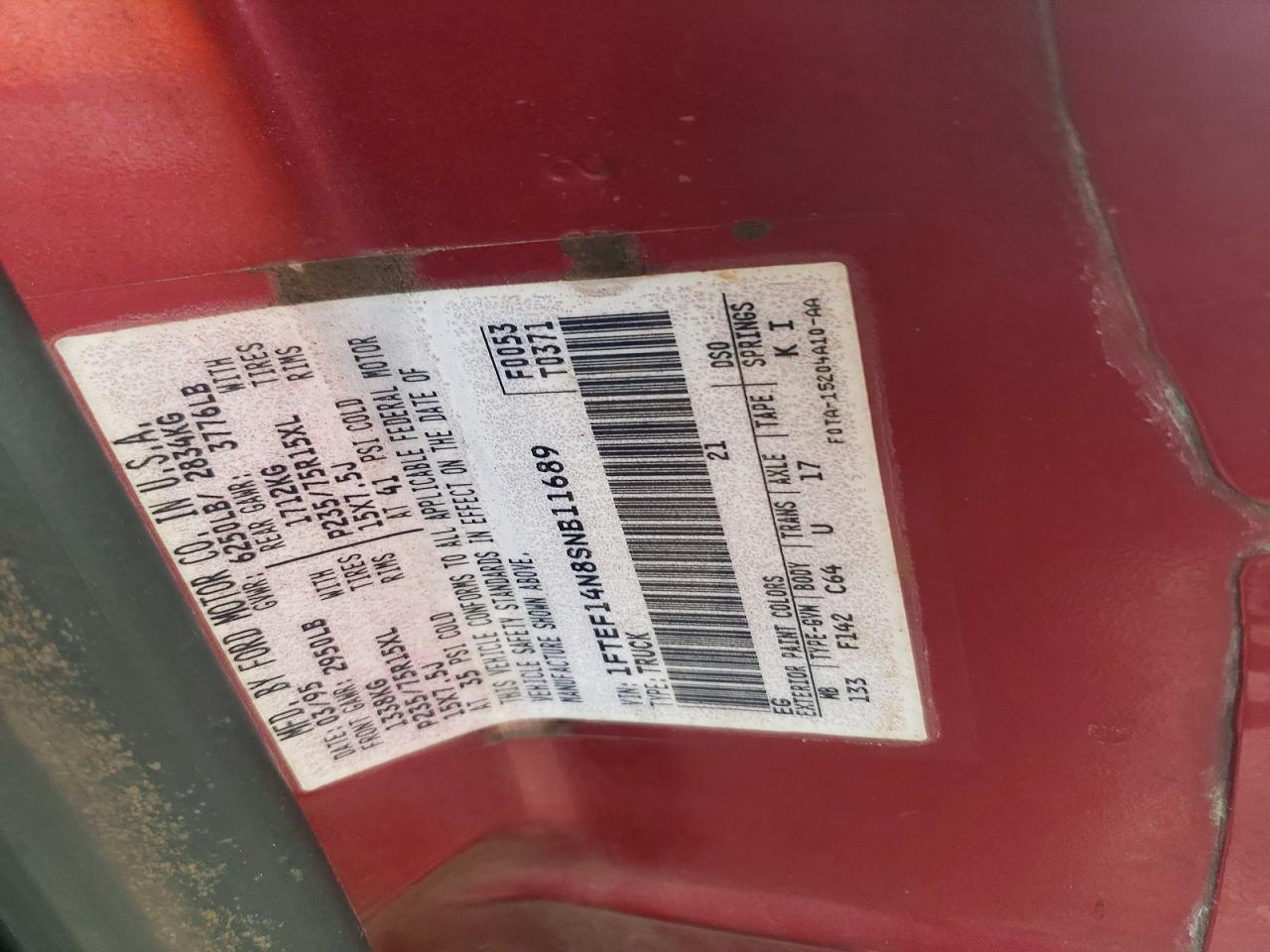 1995 Ford F150