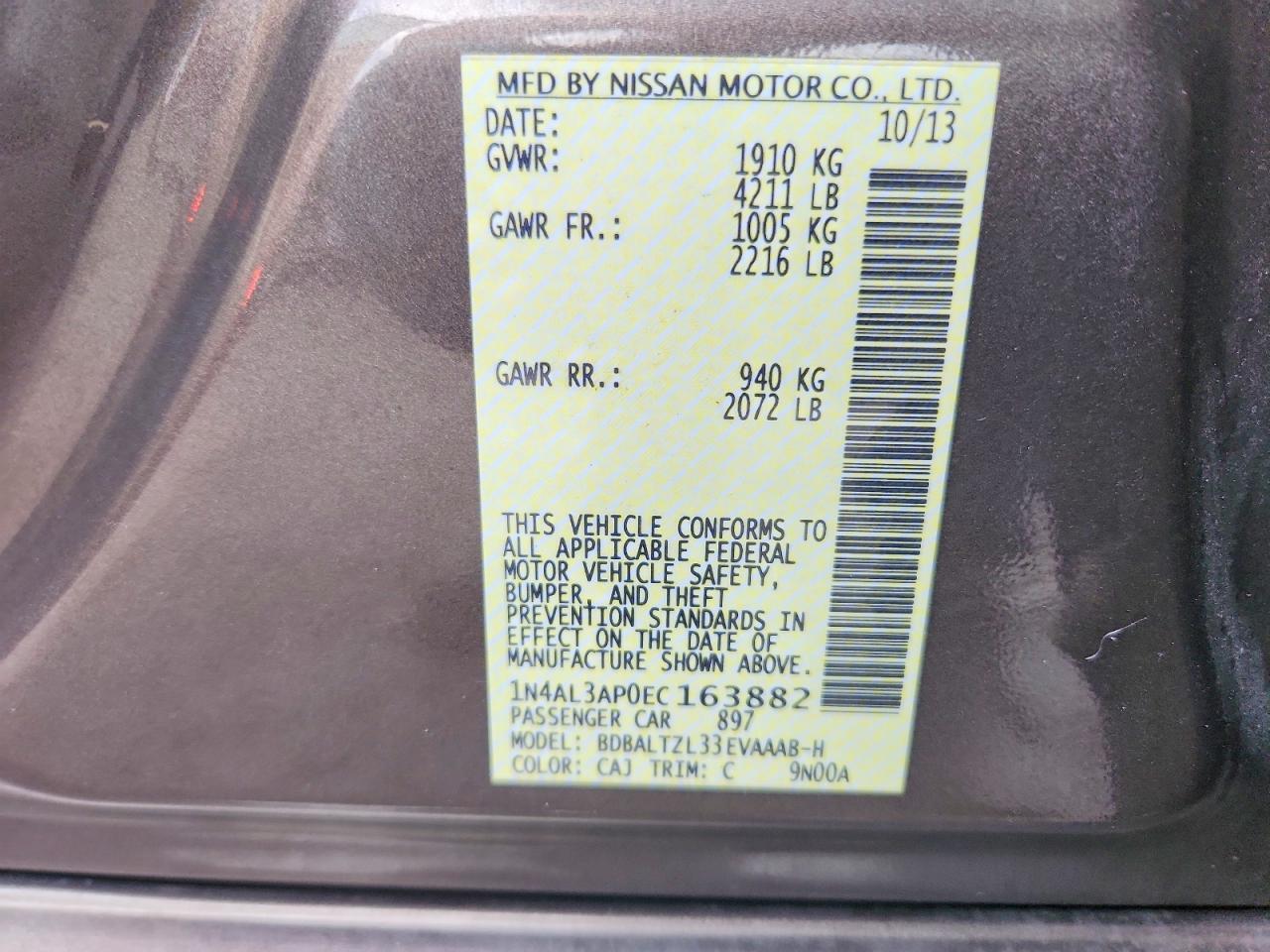 2014 Nissan Altima 2.5
