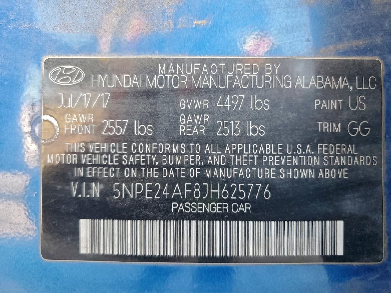 2018 Hyundai Sonata se