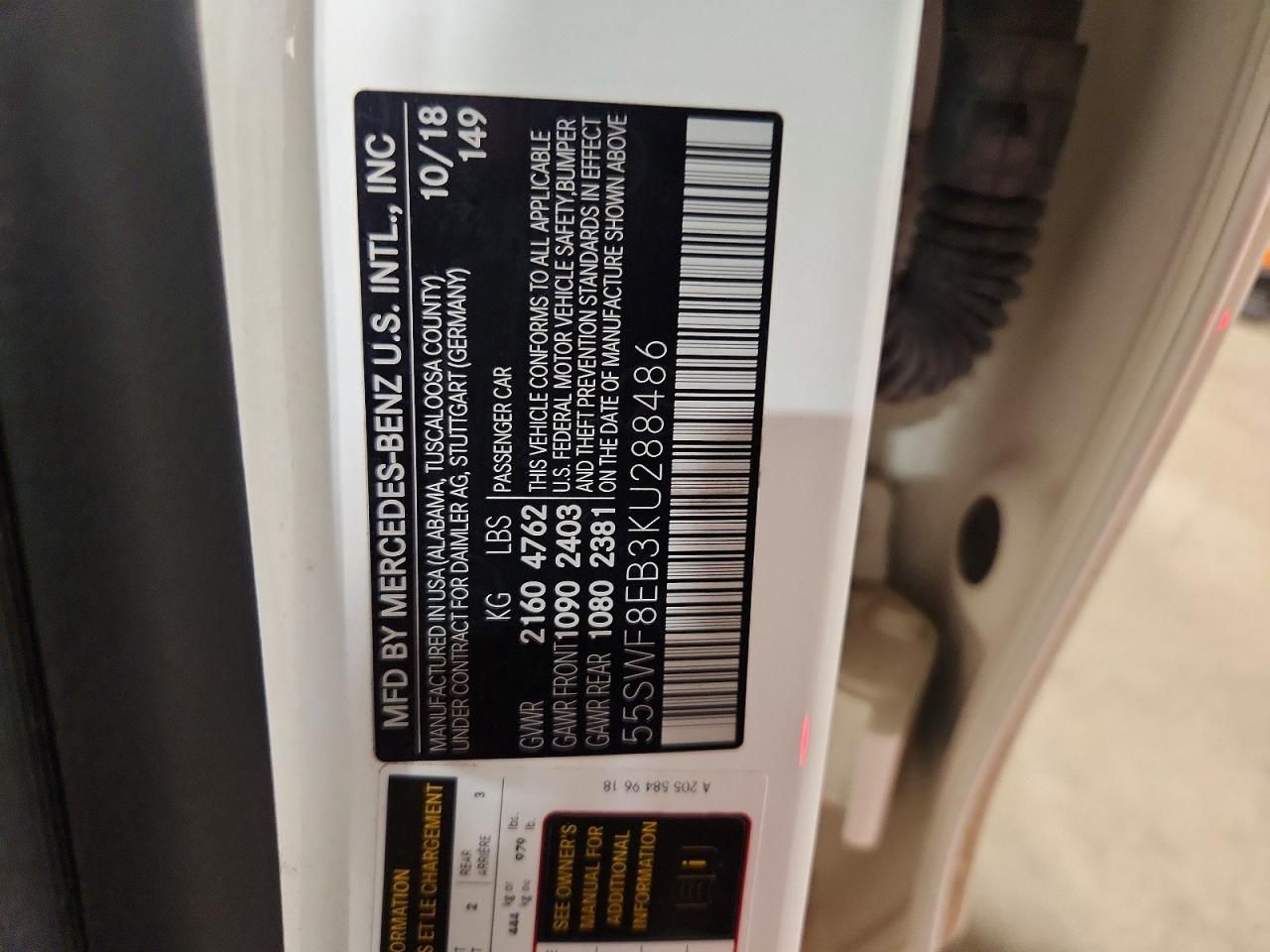 2019 Mercedes-Benz C 300 4matic