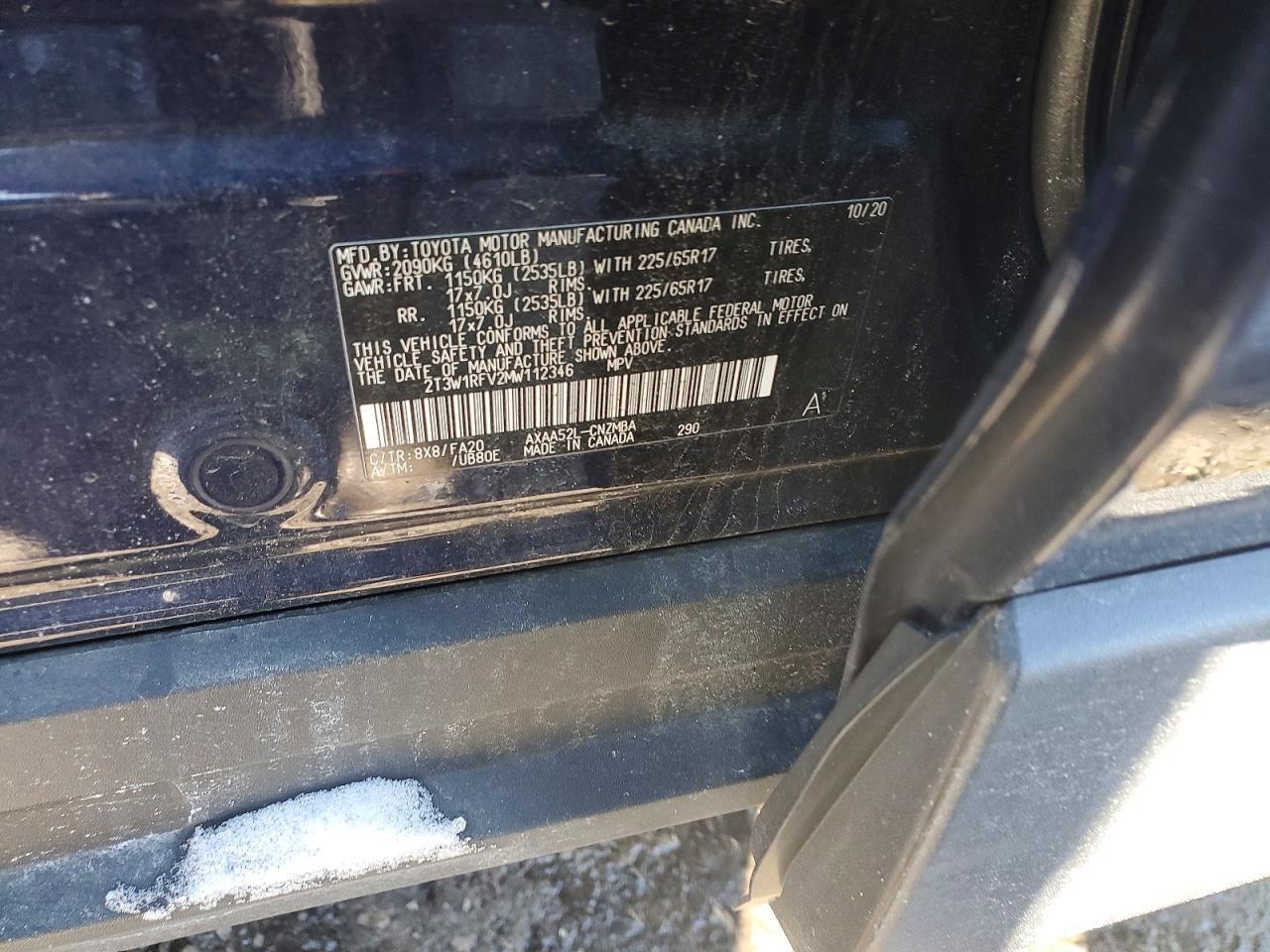 2021 Toyota Rav4 xle