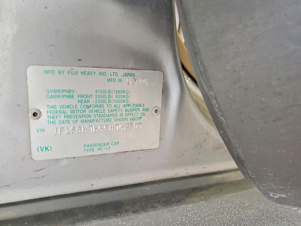 2005 Subaru Forester 2.5xs ll Bean