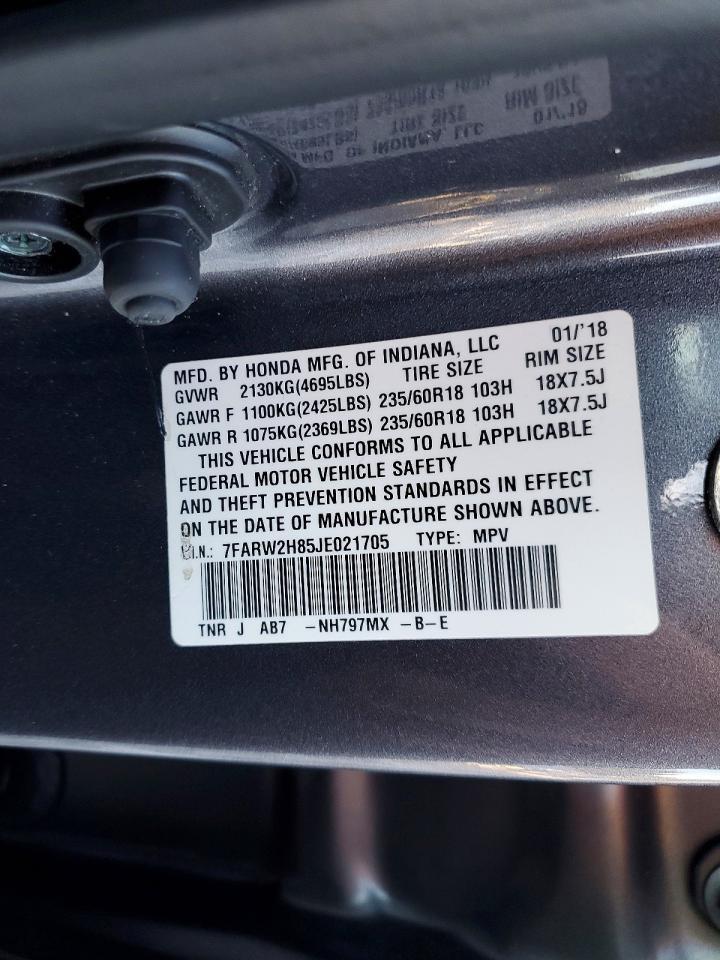 2018 Honda Cr-v exl