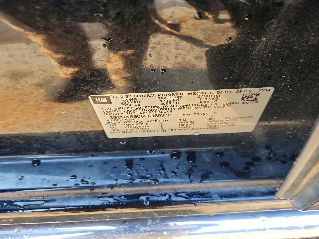 2015 Chevrolet Silverado K1500 LT