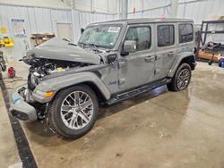 Jeep Wrangler salvage cars for sale: 2023 Jeep Wrangler Sahara 4XE