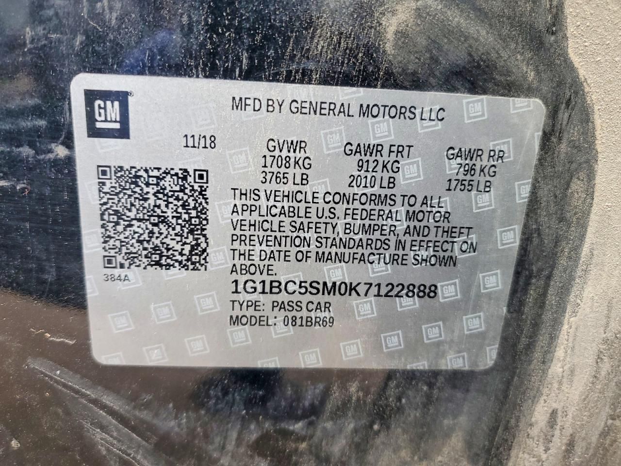 2019 Chevrolet Cruze ls