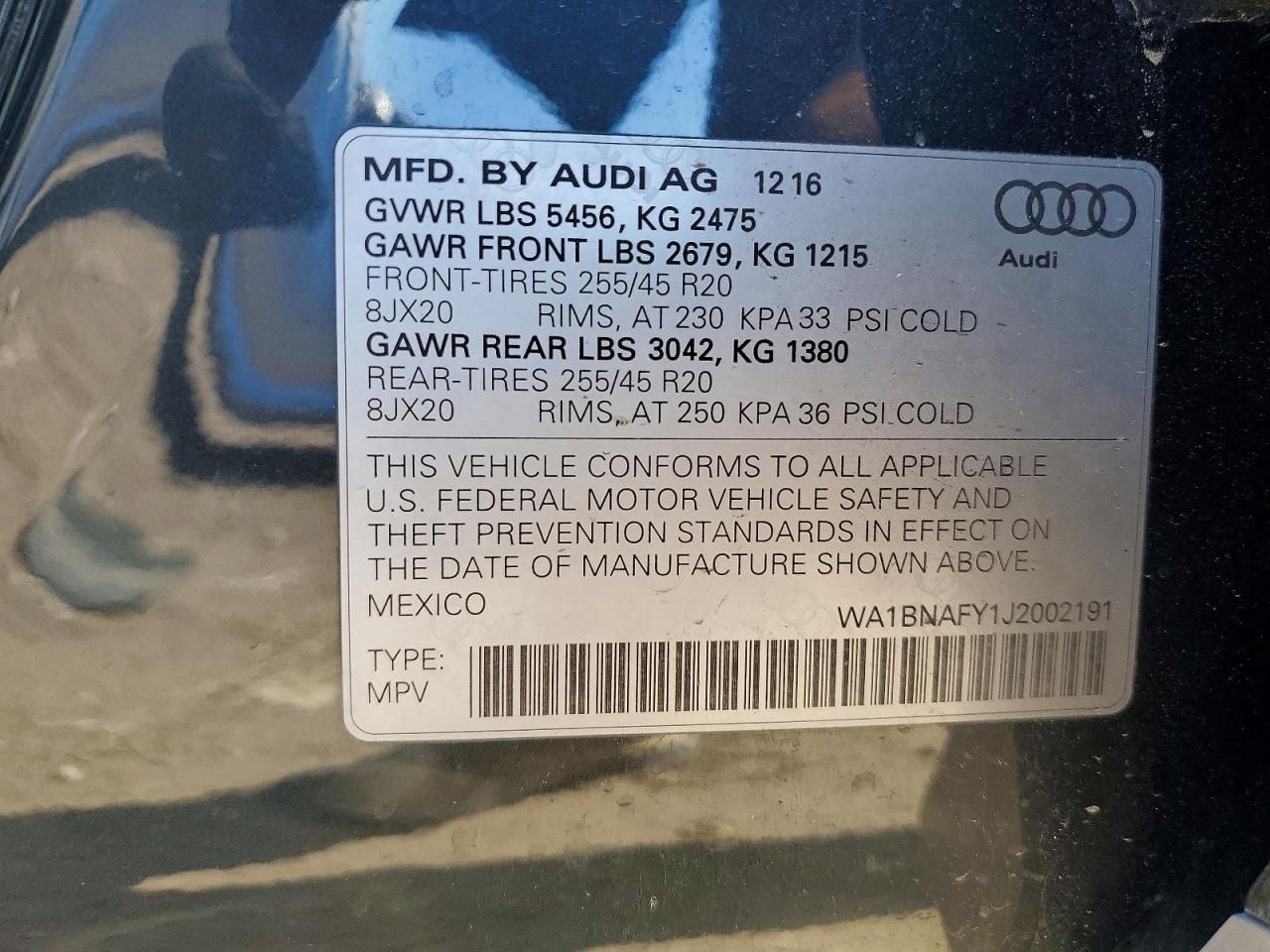 2018 Audi Q5 Premium Plus