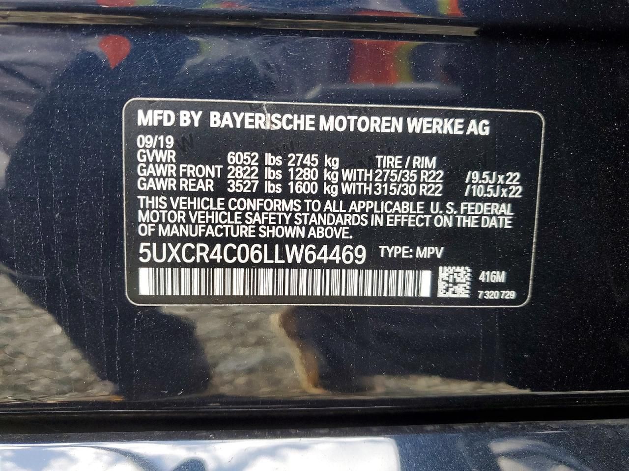 2020 BMW X5 Sdrive 40I