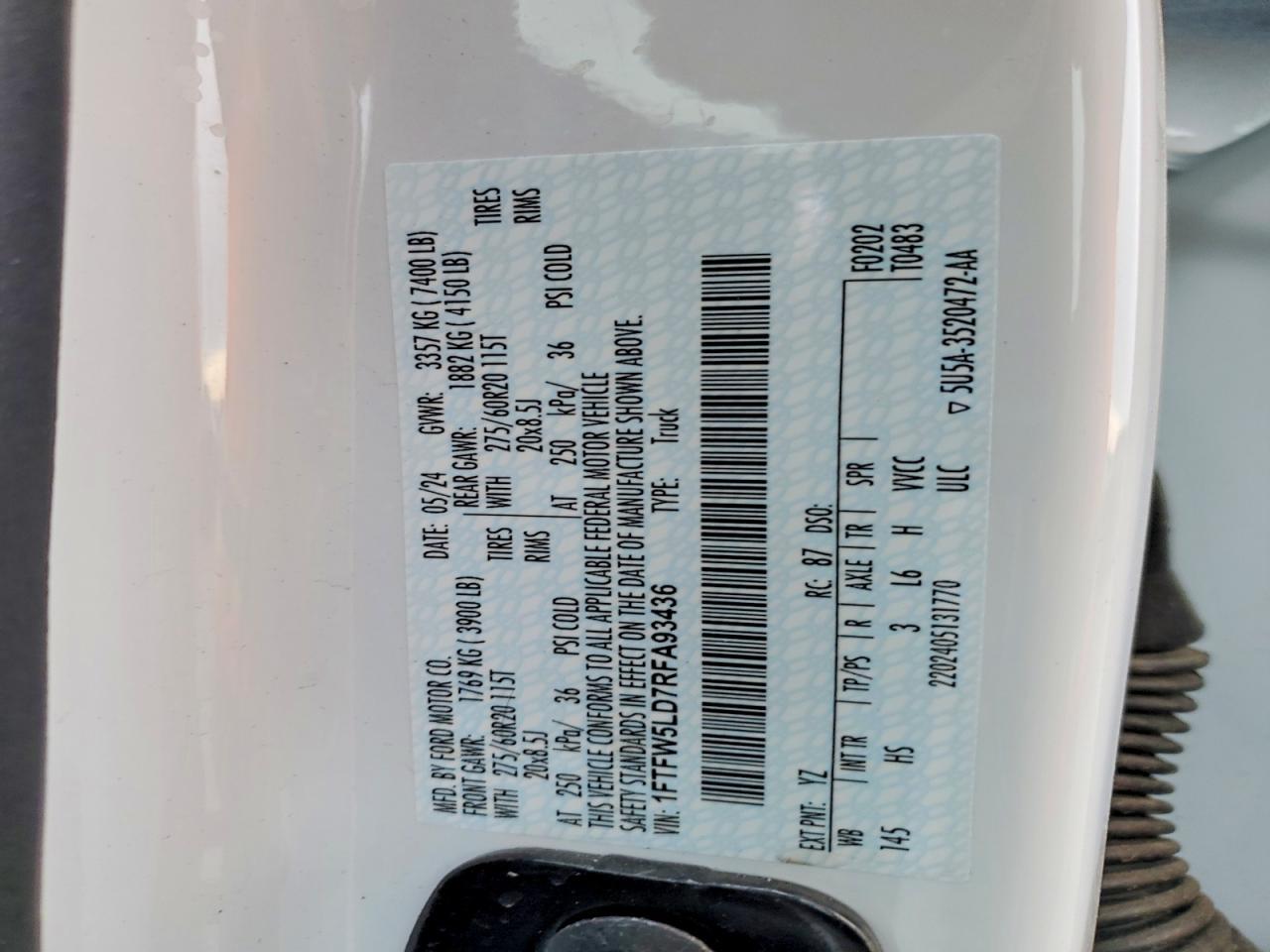 2024 Ford F150 Lariat