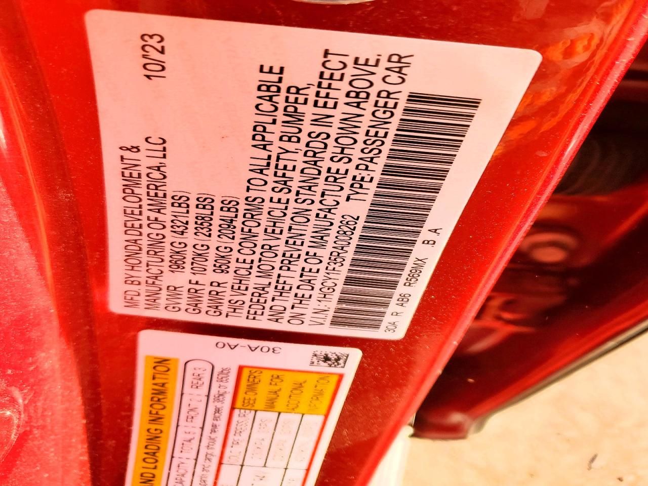 2024 Honda Accord ex