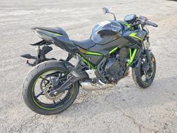 Salvage motorcycles for sale at Lebanon, TN auction: 2022 Kawasaki ER650 L