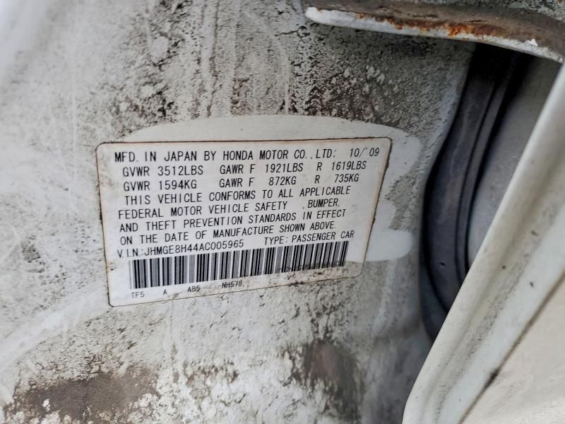 2010 Honda Fit Sport