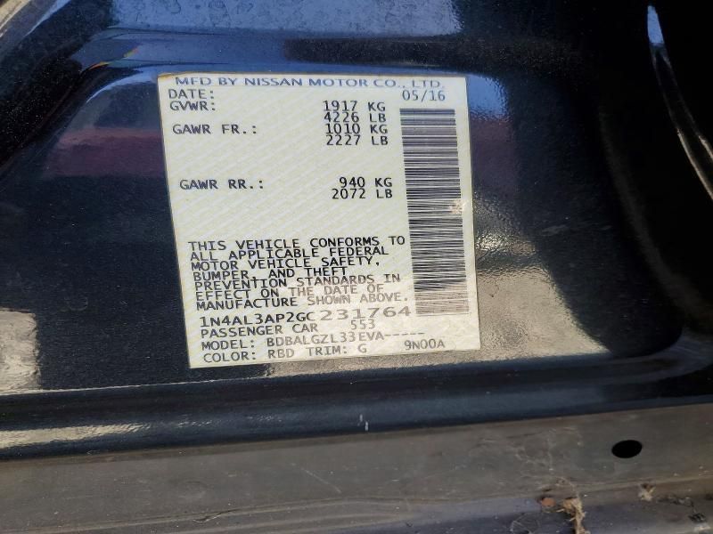 2016 Nissan Altima 2.5