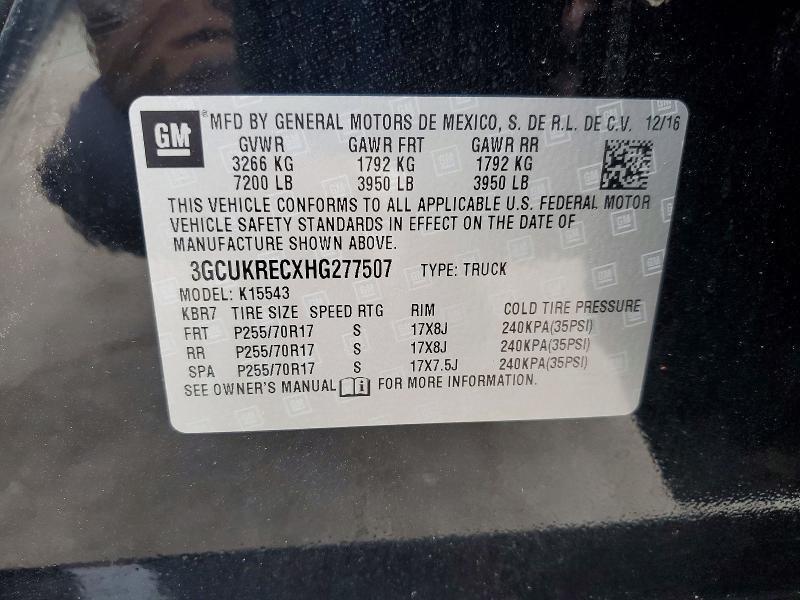 2017 Chevrolet Silverado K1500 LT
